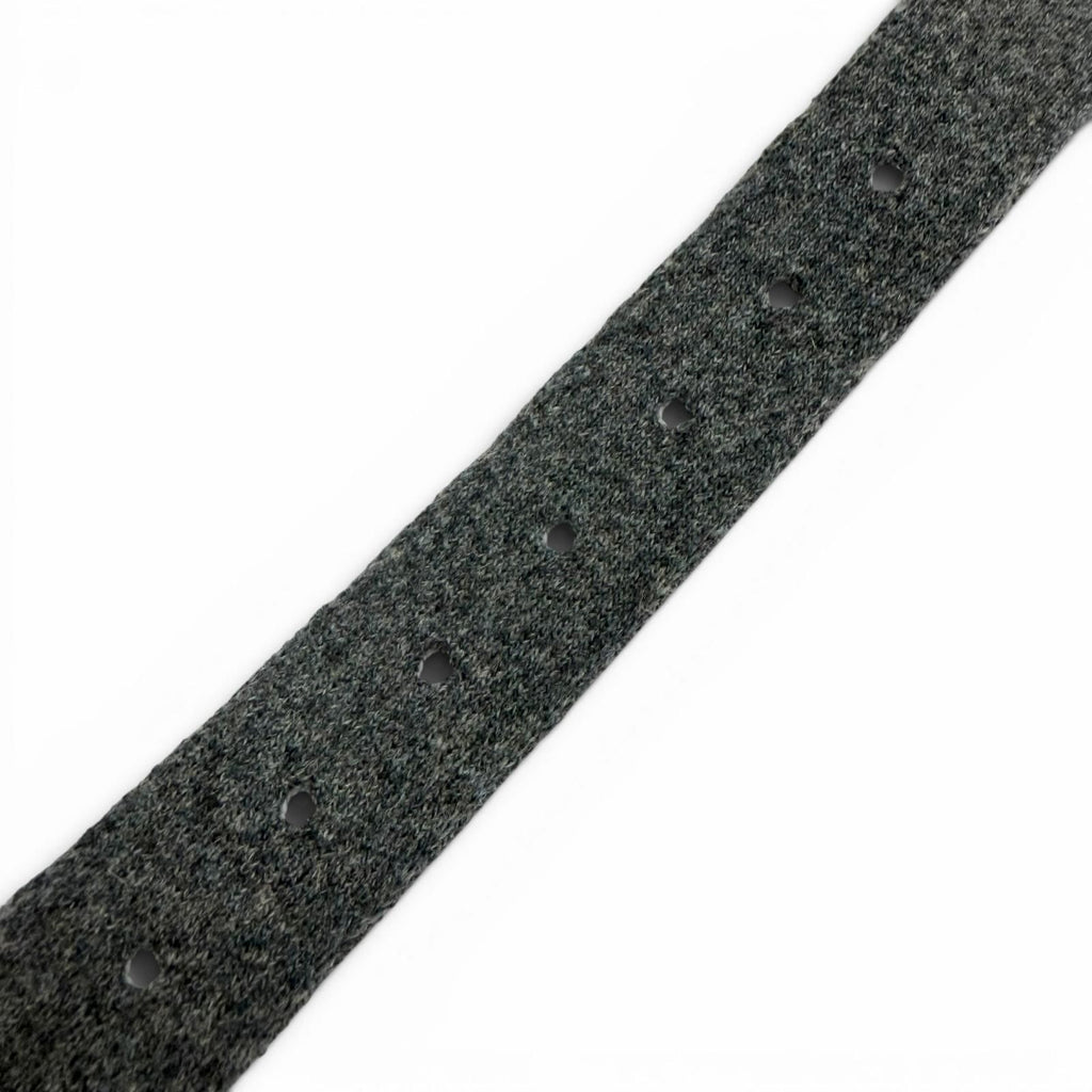 Hermes Cape Cod 32 Woolly Silver Pin Buckle Belt Gray 85 — view 6
