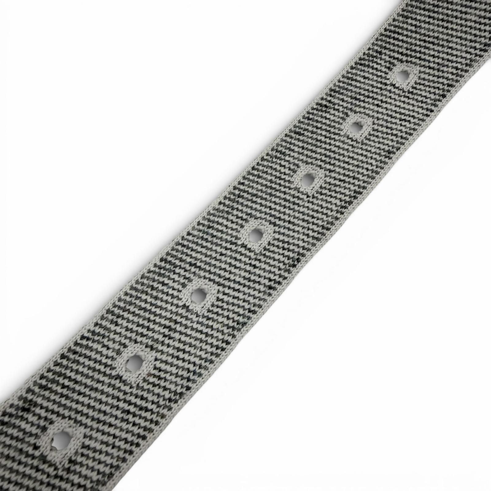 Hermes Cape Cod 32 Woolly Silver Pin Buckle Belt Gray 85 — view 7