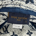 Louis Vuitton Monogram Bob Denim Hat Indigo Blue — view 9