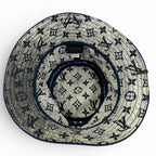 Louis Vuitton Monogram Bob Denim Hat Indigo Blue — view 7