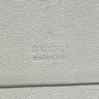 Gucci Bifold Wallet GG Marmont Ivory Dark Navy Quilted Leather — view 5