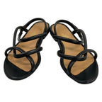 Hermes Sandals 37 Black Leather — view 2
