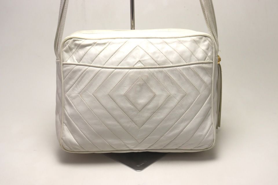 Chanel Diamond Stitch Fringe GD Leather Shoulder — view 2