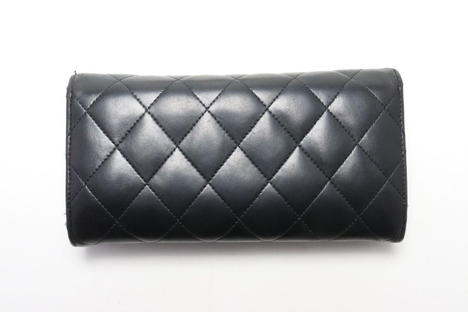 Chanel Quilted GD Leather Bifold Wallet — view 2