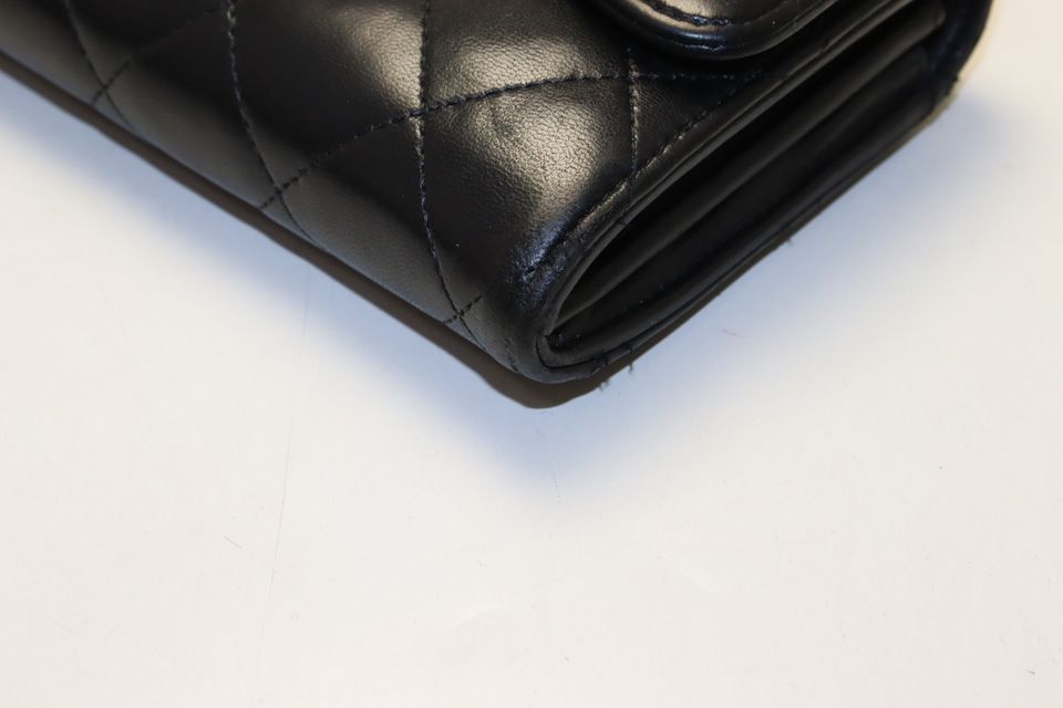Chanel Quilted GD Leather Bifold Wallet — view 5