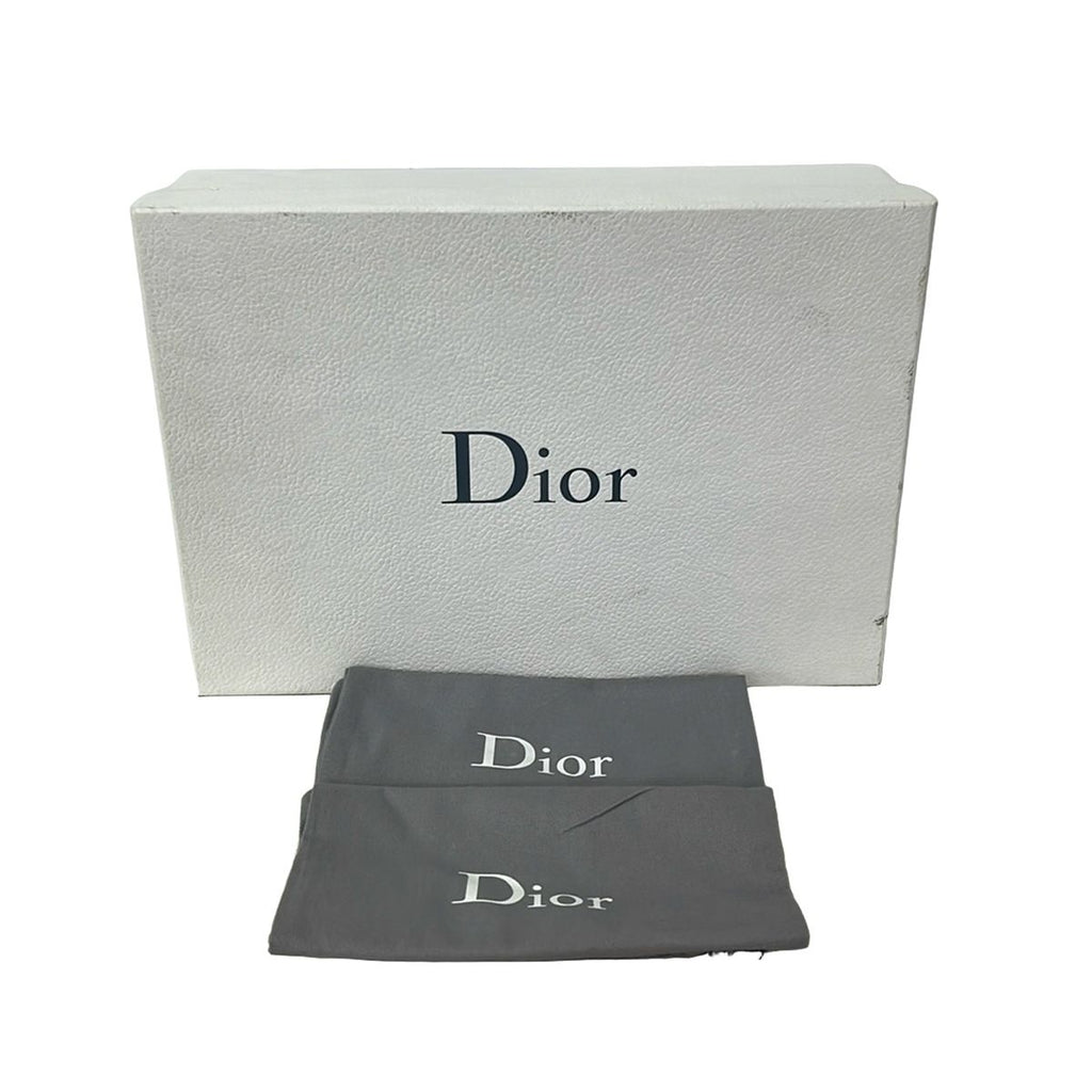 Dior Sandals 39.5 Black Ivory J'adior Ribbon Leather — view 7