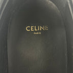 Celine Loafers 40 Black Triomphe Chain Margaret Leather — view 5
