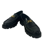 Celine Loafers 40 Black Triomphe Chain Margaret Leather — view 2