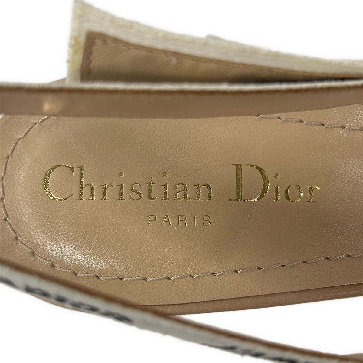 Dior Sandals 39 D Beige J'adior Ribbon — view 5