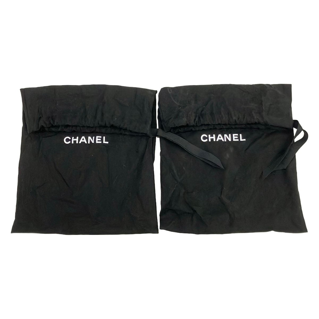 Chanel Sandals 39 C Black Beige Wedge Sole Border Thong — view 7