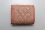 Chanel 27 Boy GD Leather Bifold Wallet — view 2