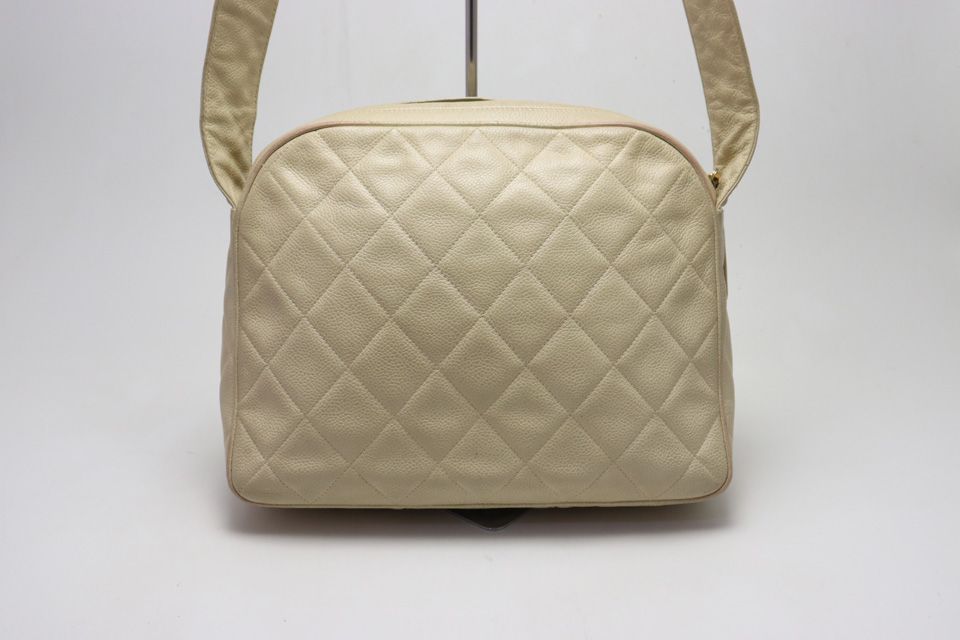Chanel Caviar Leather Quilted GD Shoulder — view 2