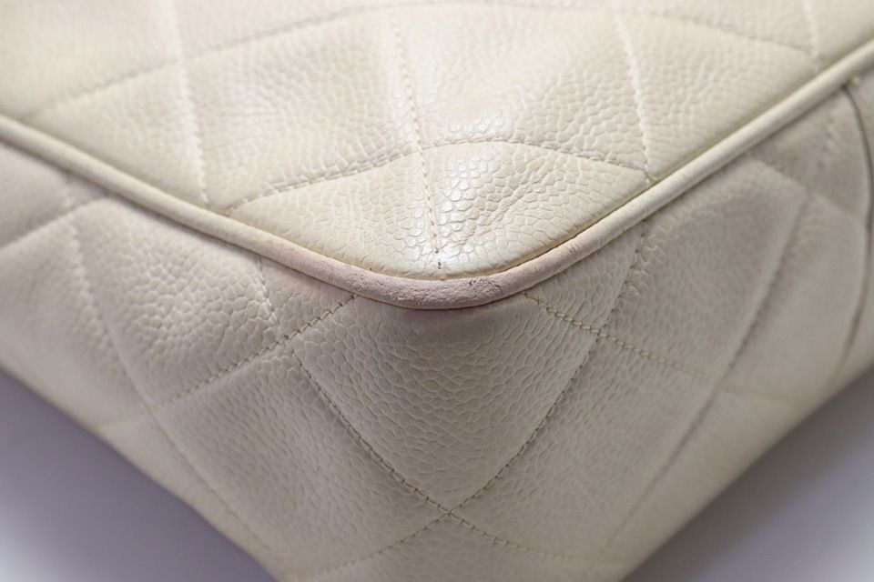 Chanel Caviar Leather Quilted GD Shoulder — view 5