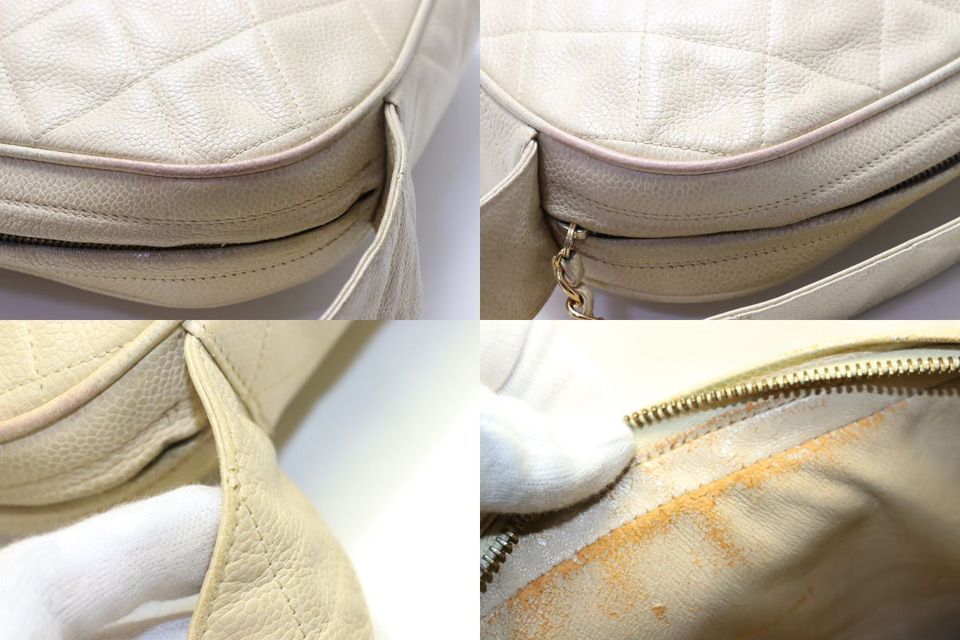 Chanel Caviar Leather Quilted GD Shoulder — view 9