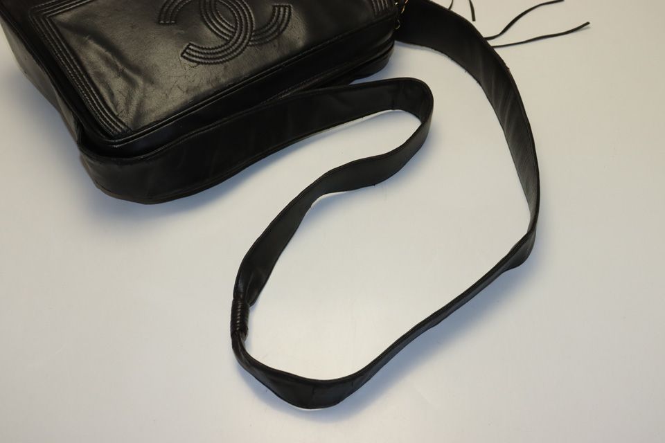 Chanel CC Logo GD Leather Shoulder — view 9