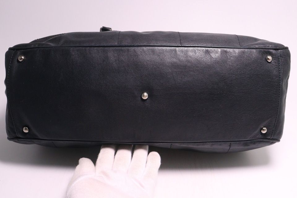 Chanel Choco Bar Leather Handbag — view 3