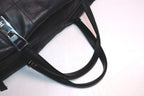 Chanel Choco Bar Leather Handbag — view 6