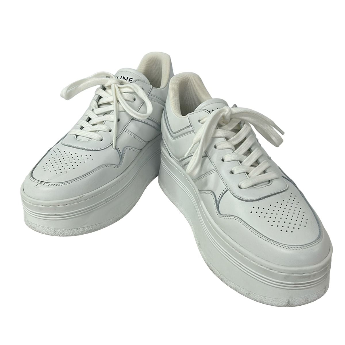 Celine Sneakers 40 White Block Leather — view 2