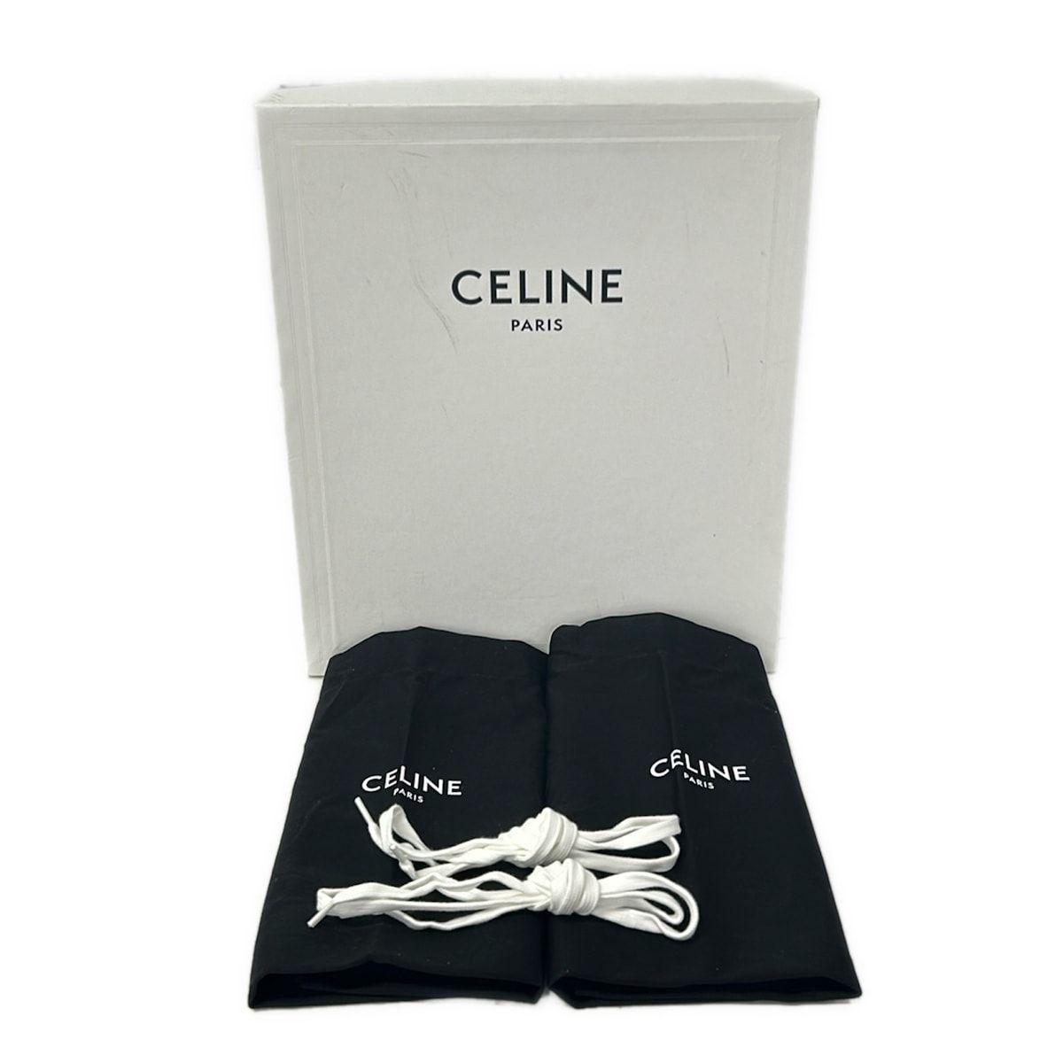 Celine Sneakers 40 White Block Leather — view 7