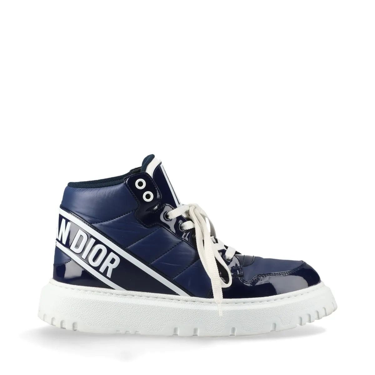Dior D-player D-leather High Cut Sneakers — view 4