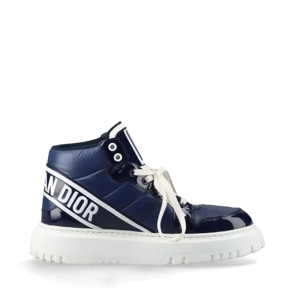 Dior D-player D-leather High Cut Sneakers — view 3