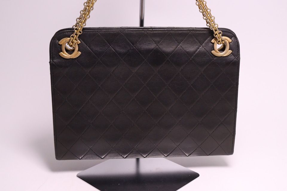 Chanel Quilted GD Leather Chain Shoulder — view 2