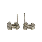 Chanel Earrings CC Logo Silver — view 3