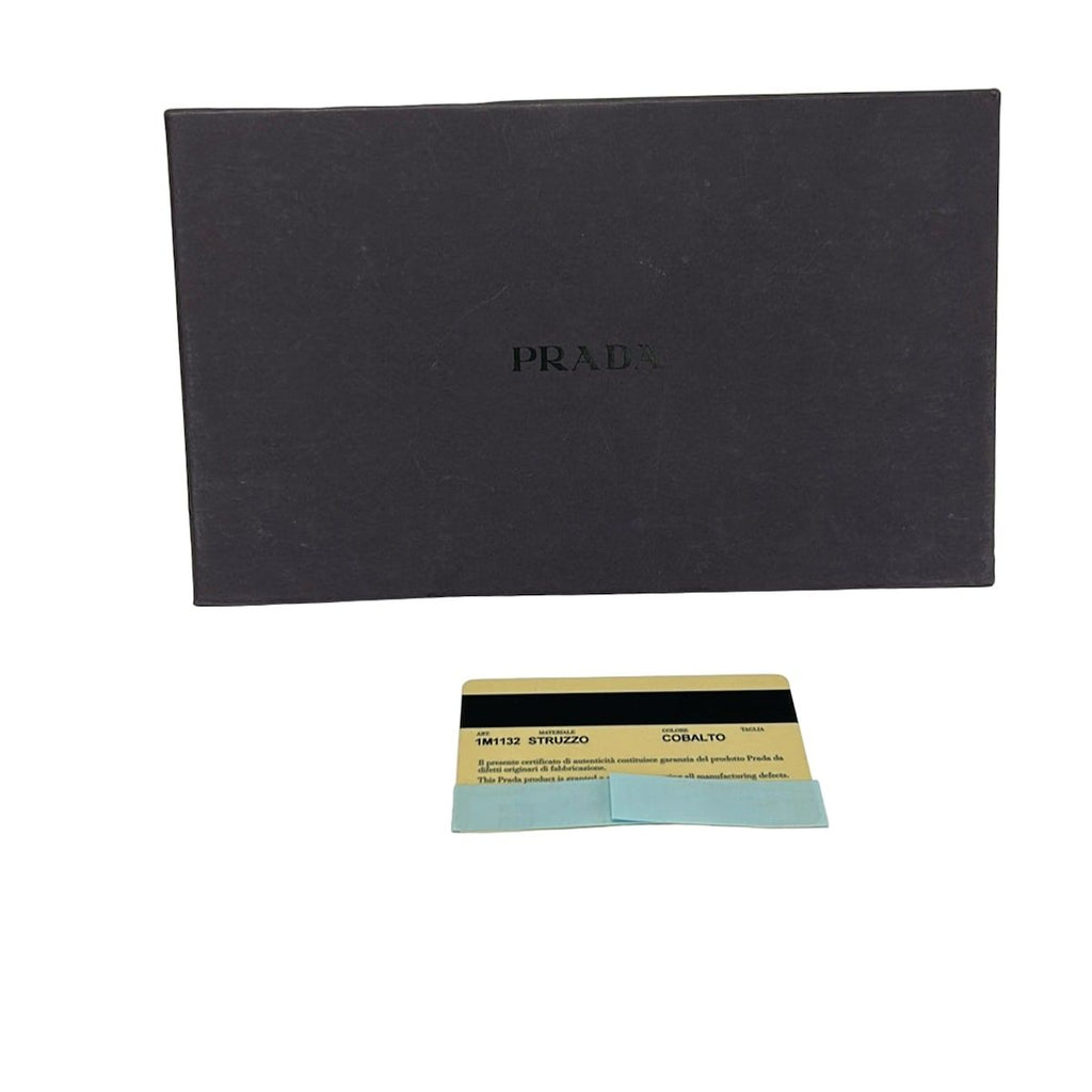 Prada Wallet Blue Gray — view 7