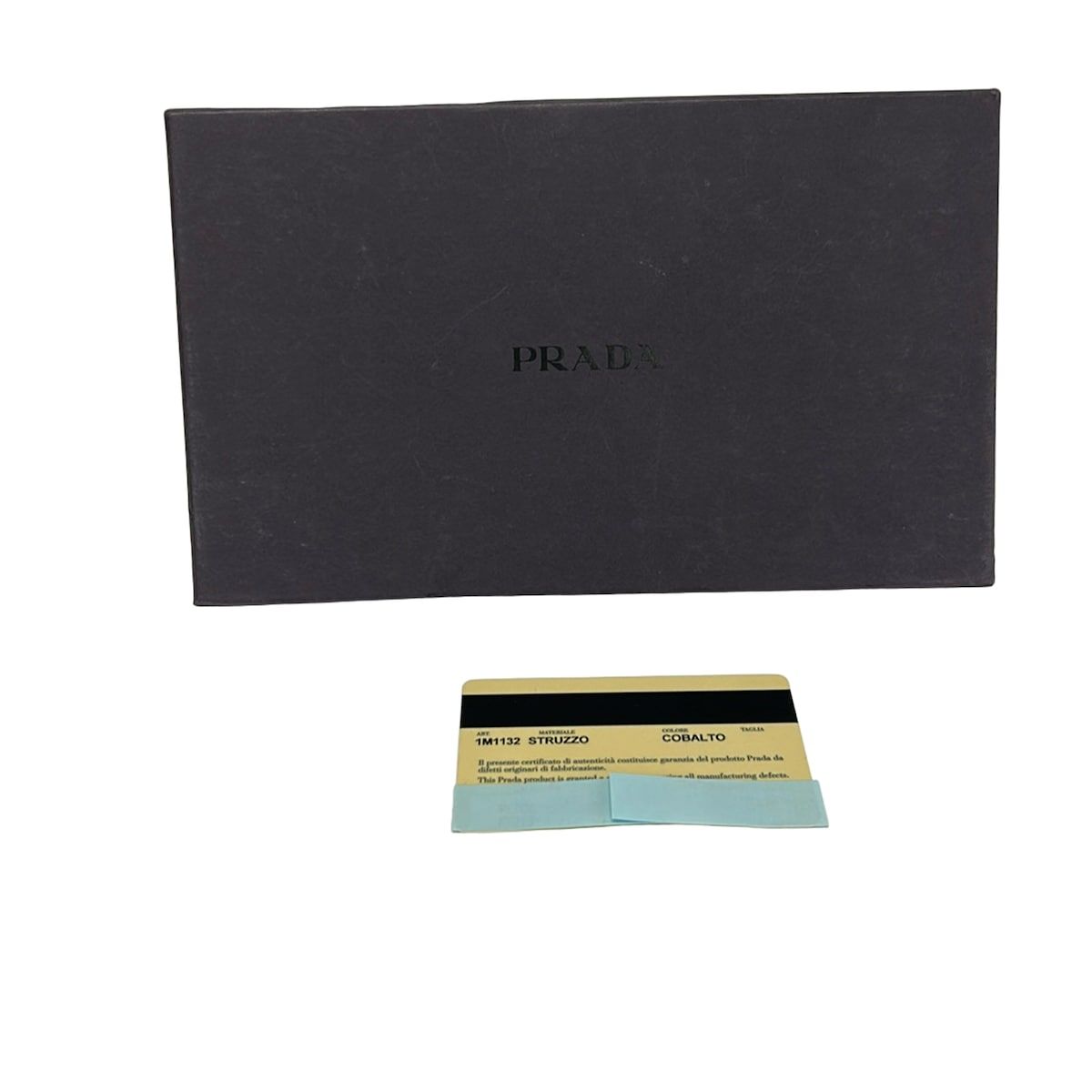 Prada Wallet Blue Gray — view 7