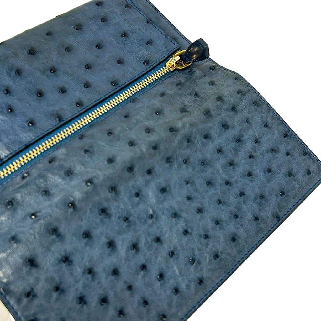 Prada Wallet Blue Gray — view 9