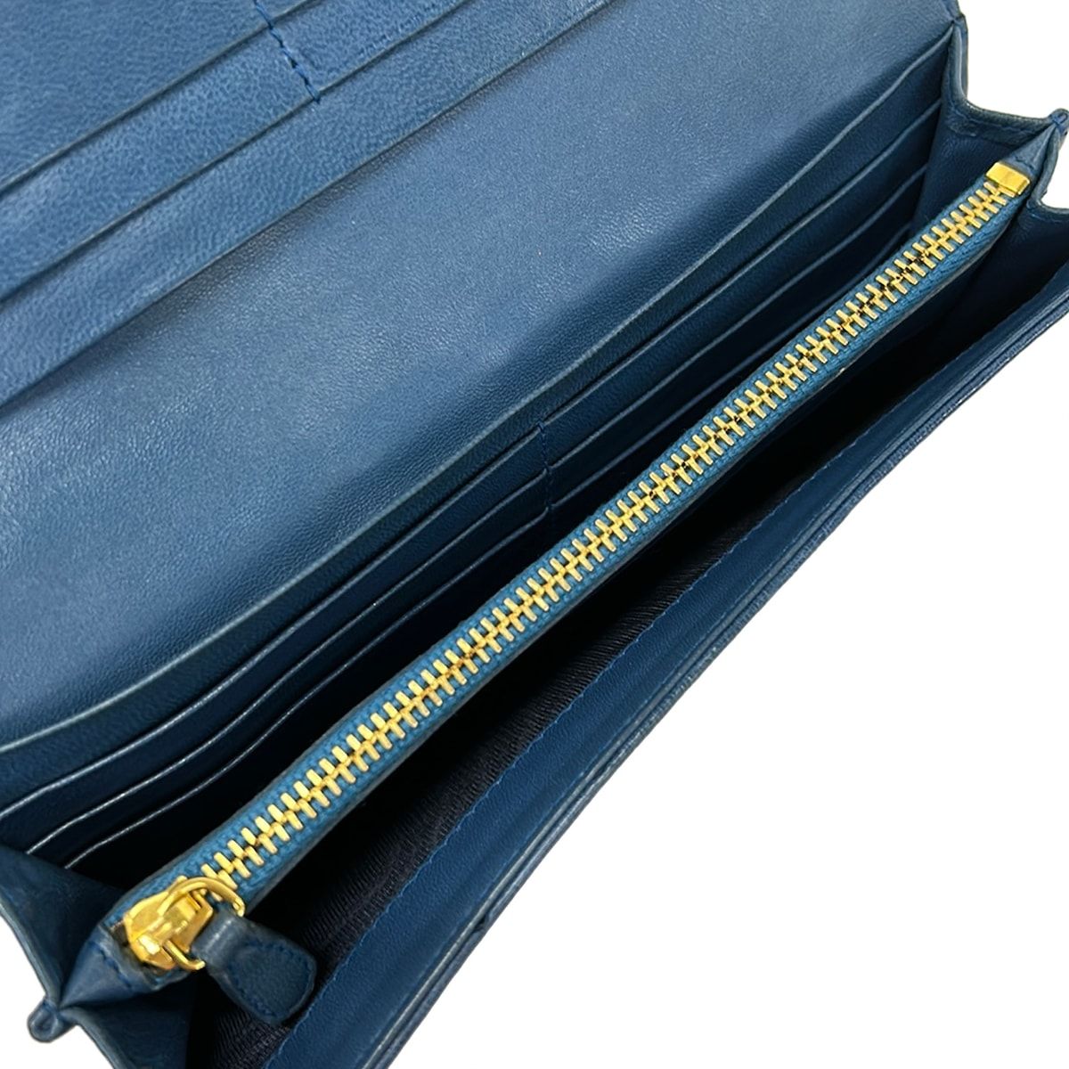 Prada Wallet Blue Gray — view 4