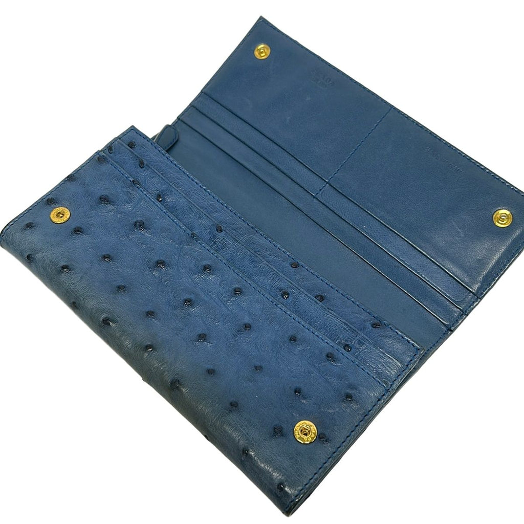 Prada Wallet Blue Gray — view 3