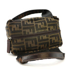Fendi Zucca Handbag Pouch Inventory Nylon Khaki — view 7