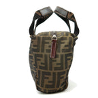 Fendi Zucca Handbag Pouch Inventory Nylon Khaki — view 4