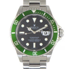 Rolex Watch Submariner Date Green Number Luminous Index Hands Rotating Bezel