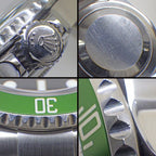Rolex Watch Submariner Date Green Number Luminous Index Hands Rotating Bezel — view 7