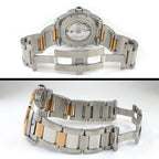Cartier Watch Caliber Brown Dial Roman Index Date Luminous Hand Small Seconds — view 3