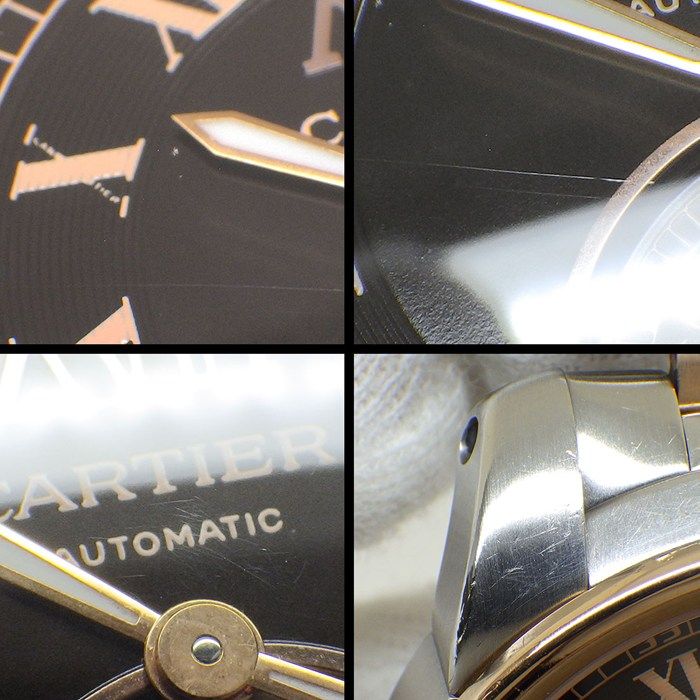 Cartier Watch Caliber Brown Dial Roman Index Date Luminous Hand Small Seconds — view 6
