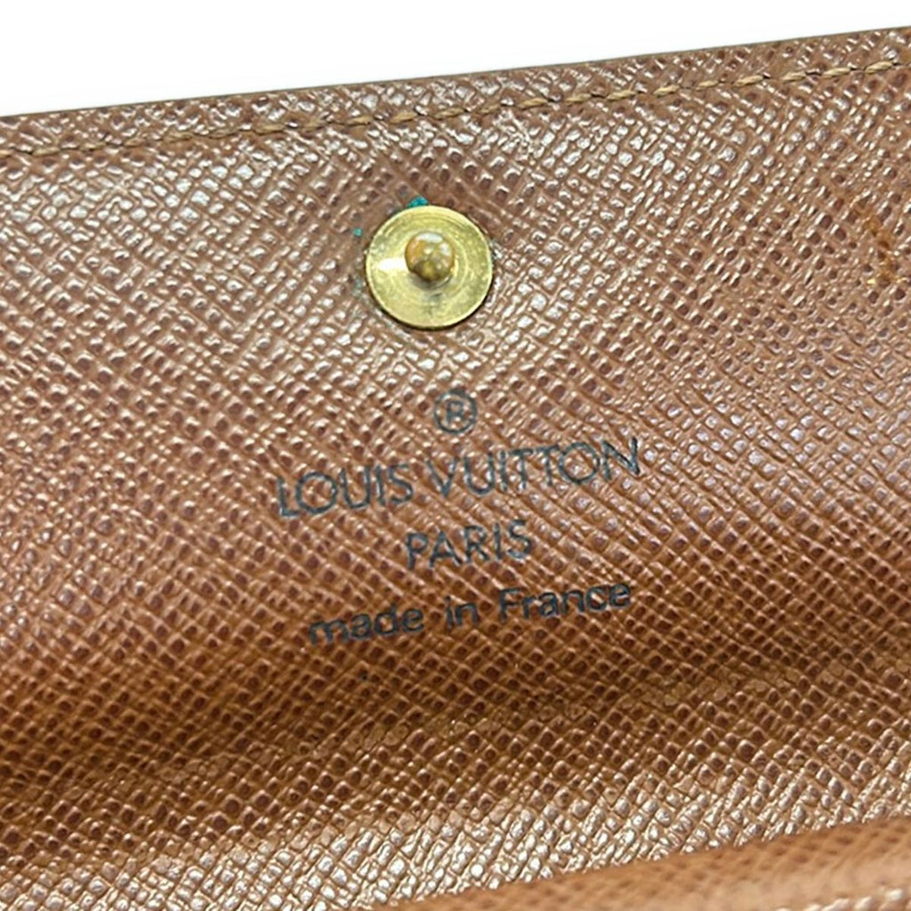 Louis Vuitton Coin Case Monogram Portomonepla Initial — view 4