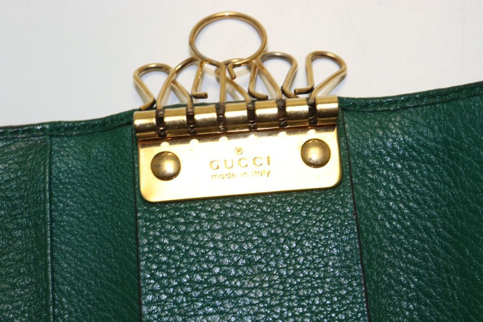 Gucci Bamboo Leather Key Case Key Holder — view 7