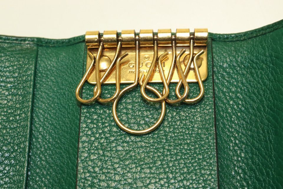 Gucci Bamboo Leather Key Case Key Holder — view 6