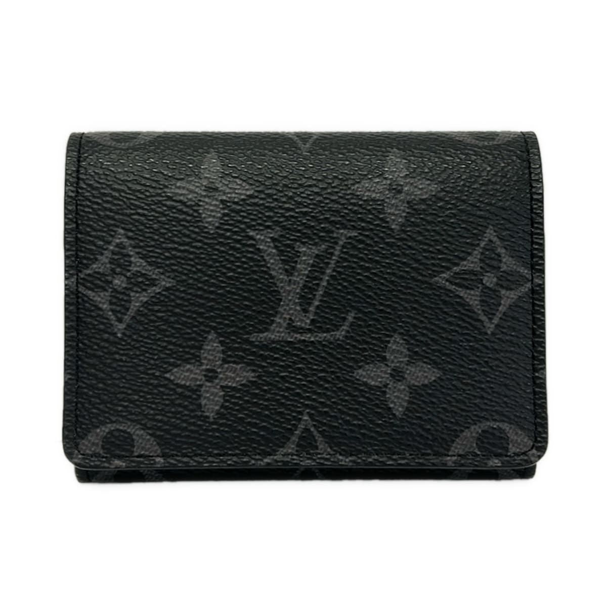 Louis Vuitton Business Card Holder Monogram Eclipse