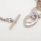 Hermes Chaine de Buffalo Horn Bracelet Bangle Chain — view 4