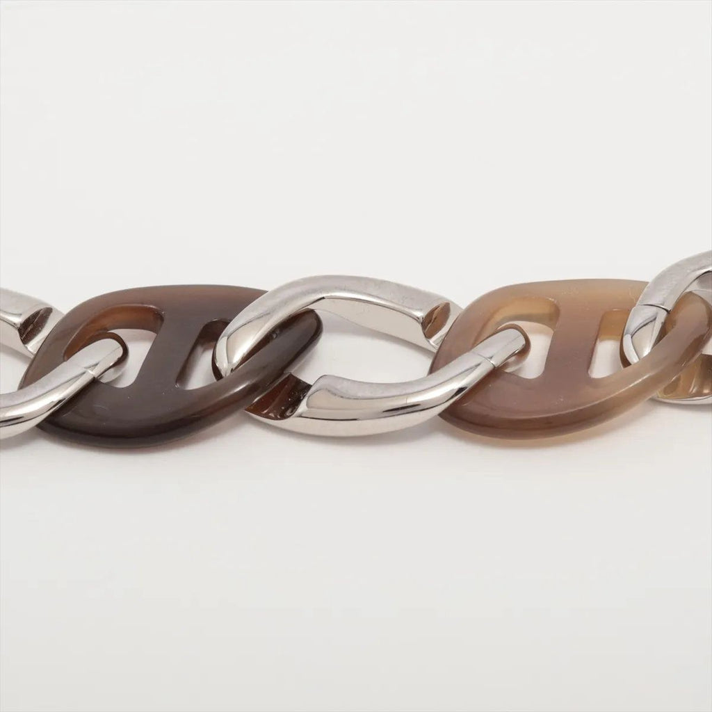 Hermes Chaine de Buffalo Horn Bracelet Bangle Chain — view 3