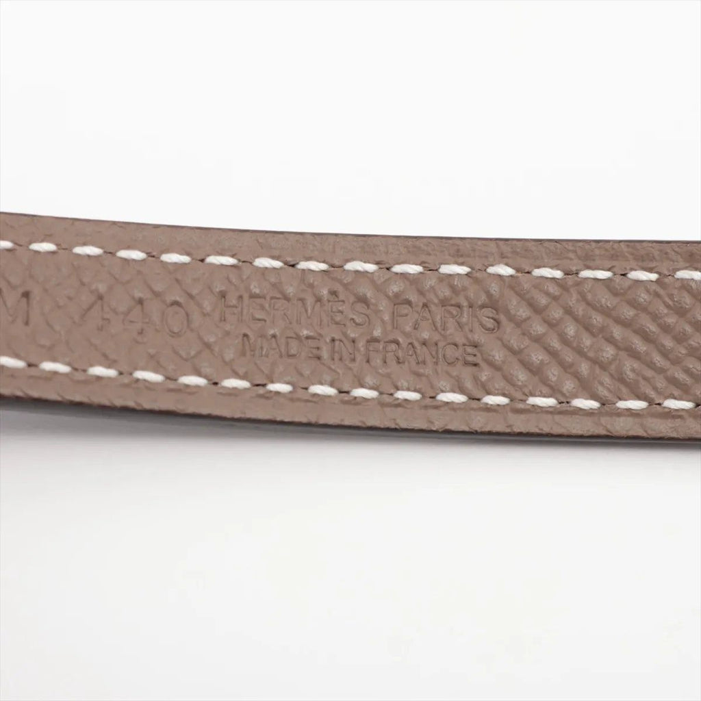 Hermes Mini Constance Belt 85 Veau Epsom Etoupe — view 5