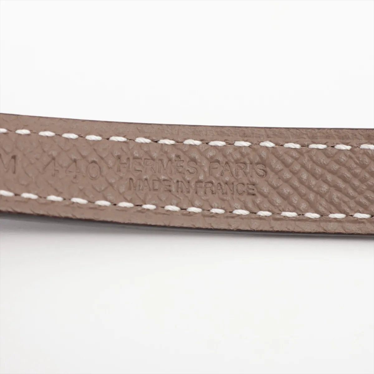 Hermes Mini Constance Belt 85 Veau Epsom Etoupe — view 5