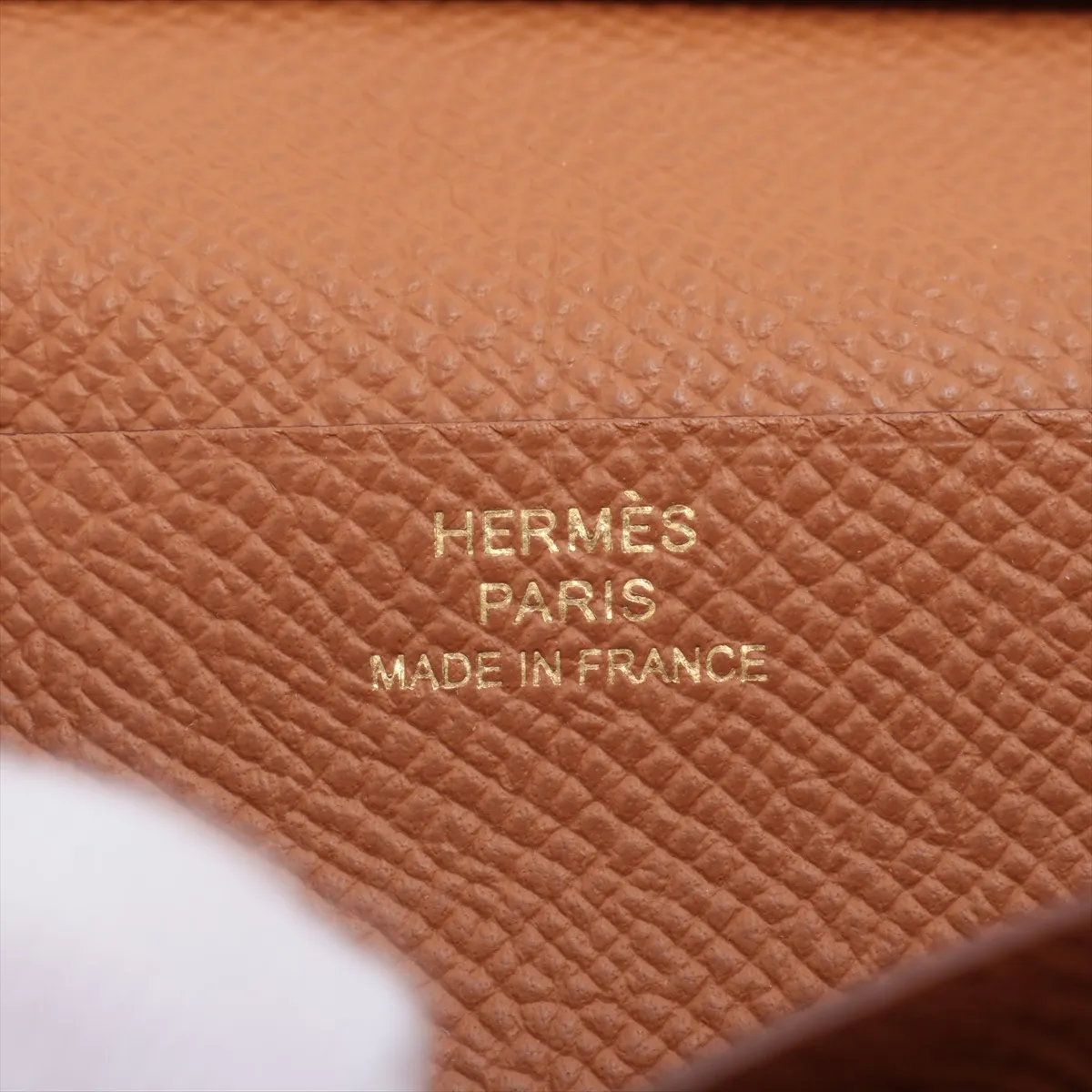 Hermes Bearn Souffle Veau Epsom Gold Wallet — view 9