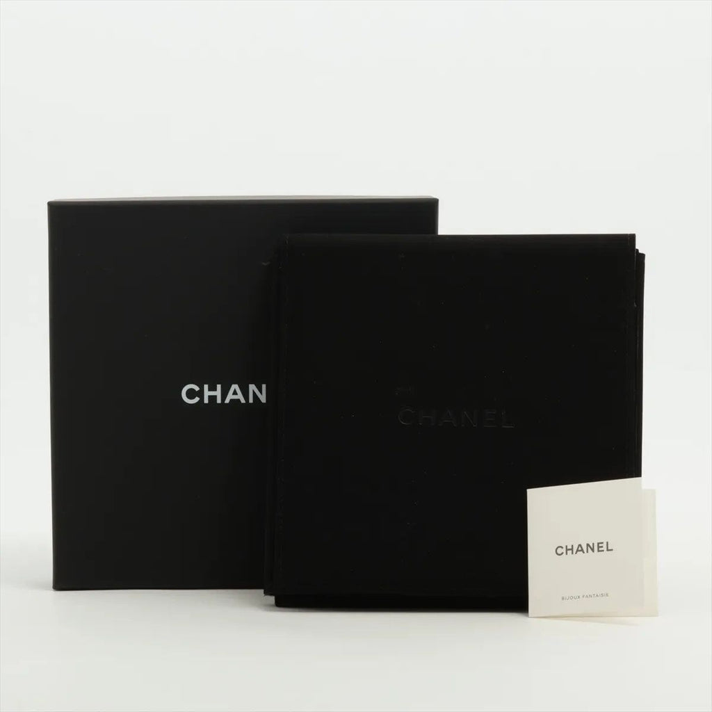 Chanel Bambi Necklace Gold Rhinestone Faux Pearl — view 7