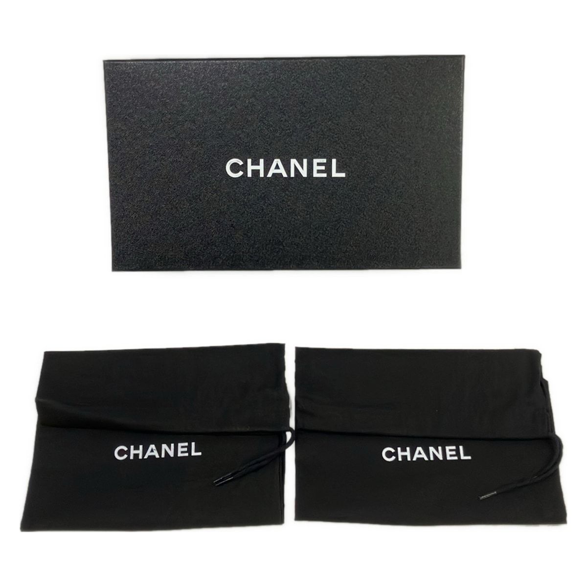 Chanel Slip Ons 36 Red White Black CC Logo Espadrilles Linen Leather Slipper — view 7