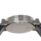 Tiffany & Co Atlas Stainless Steel Leather Quartz Analog Display Silver Dial — view 6
